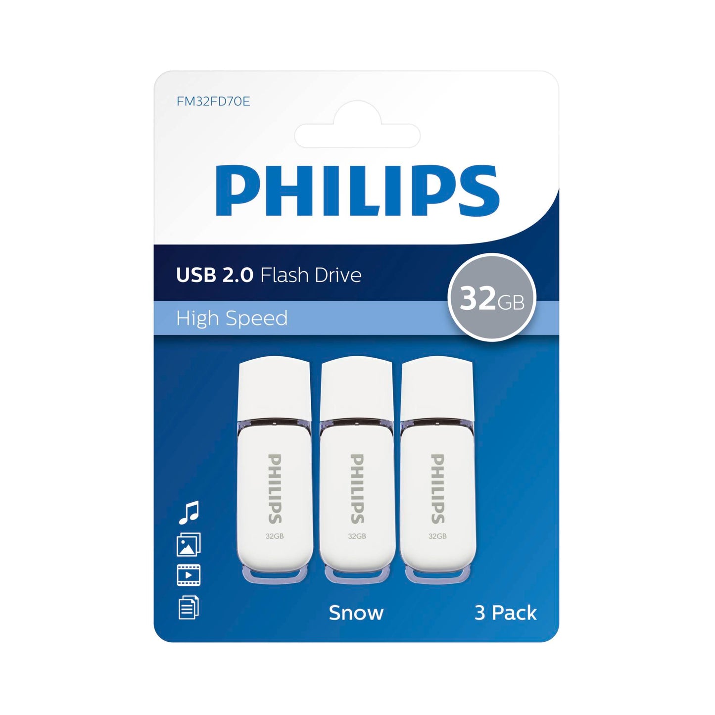 Philips Snow | USB- Stick | USB 2.0 | USA A