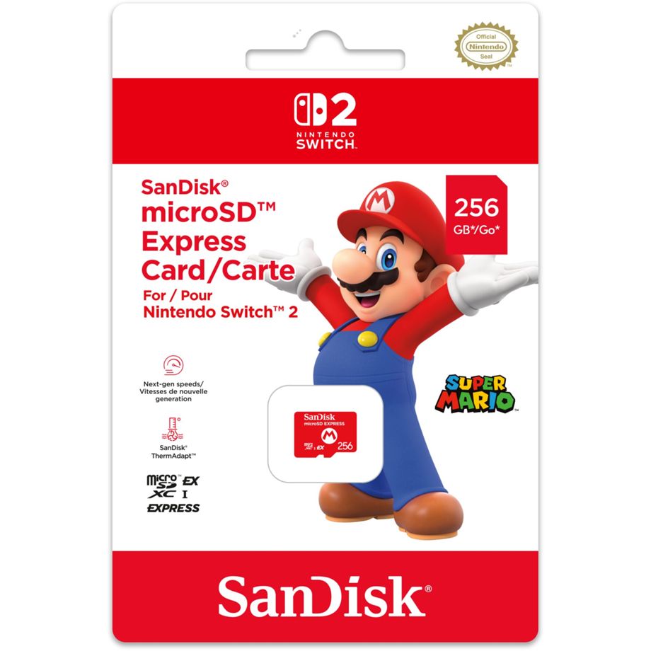 SanDisk | MicroSD Express 256 GB | Für Nintendo Switch 2