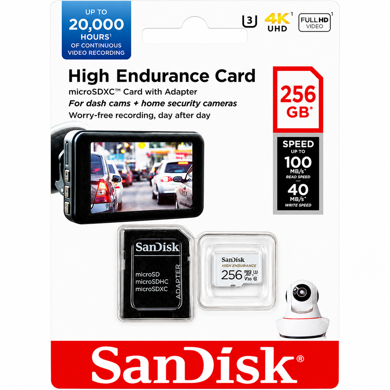 SanDisk High Endurance | MicroSD | Für Überwachungskameras