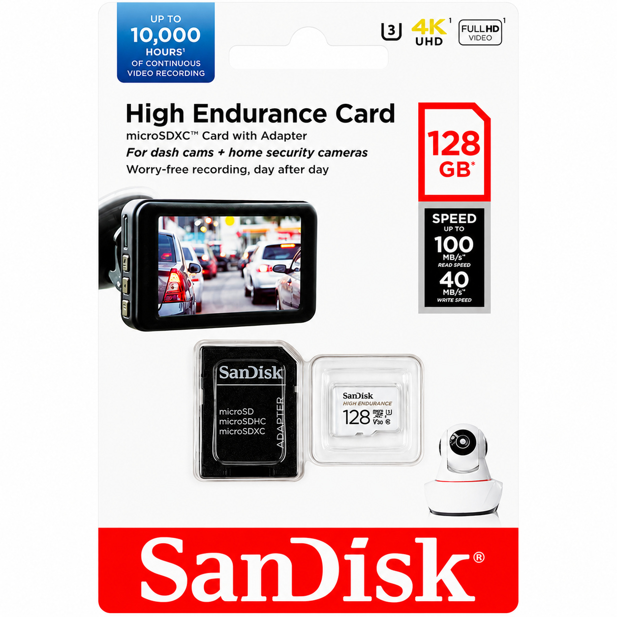 SanDisk High Endurance | MicroSD | Für Überwachungskameras