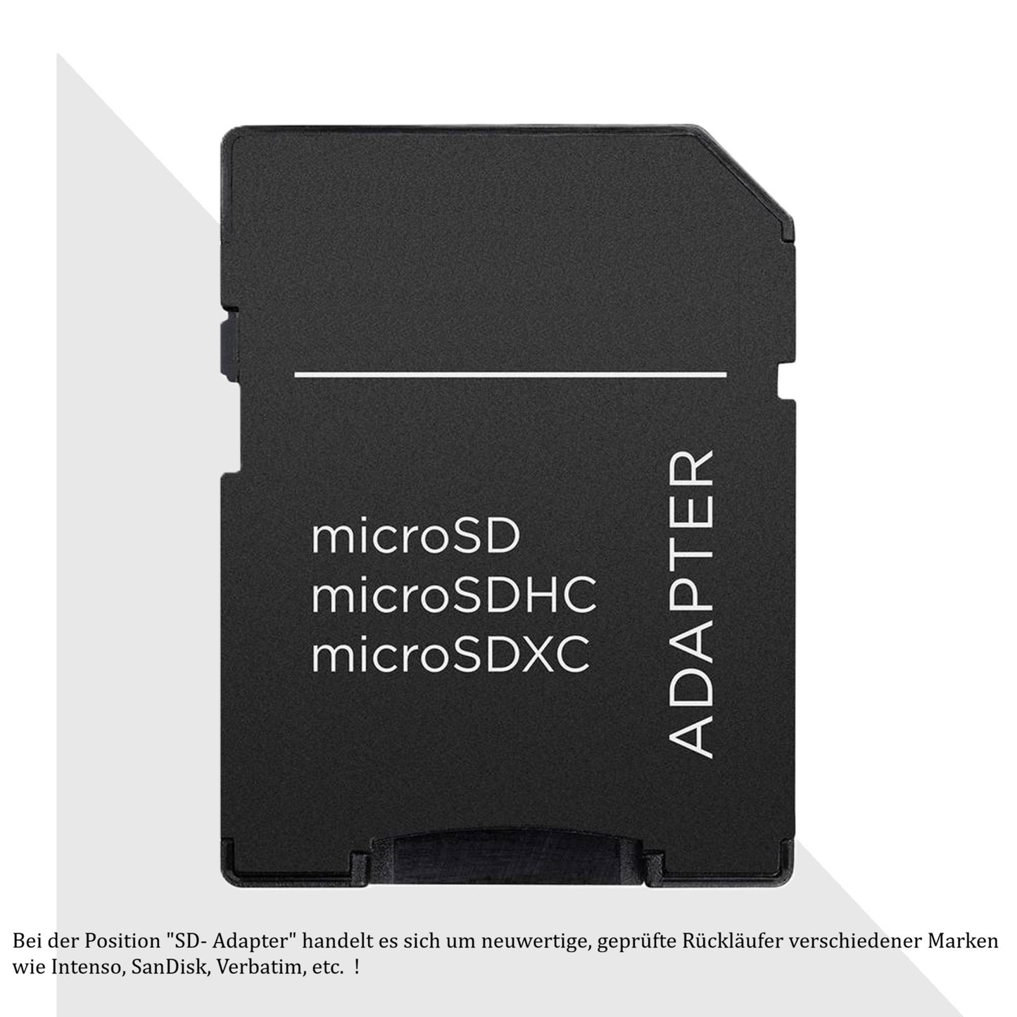 SD- Adapter ohne MicroSD- Karte, verschiedene Marken