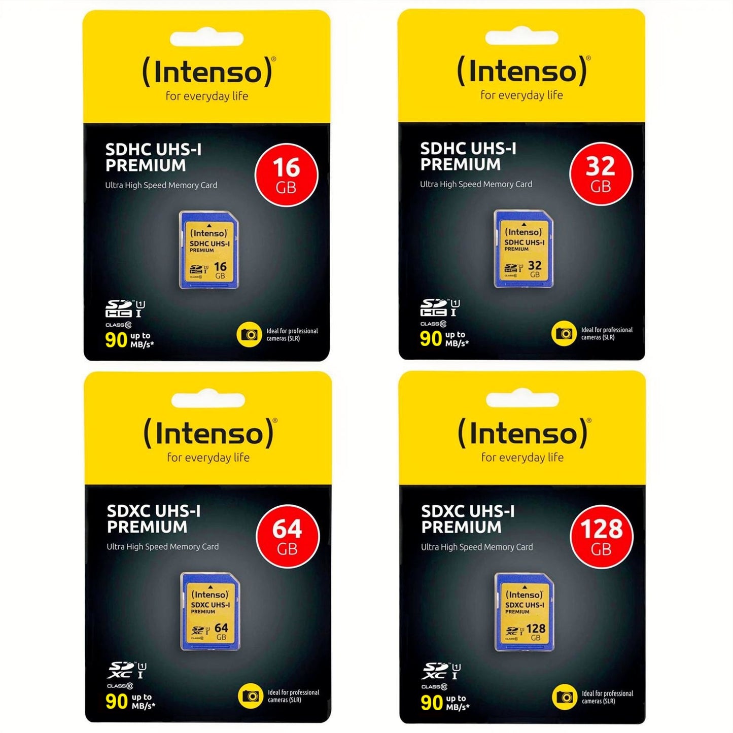 Intenso Premium | SD- Speicherkarte | für Fotos und 4k Videos