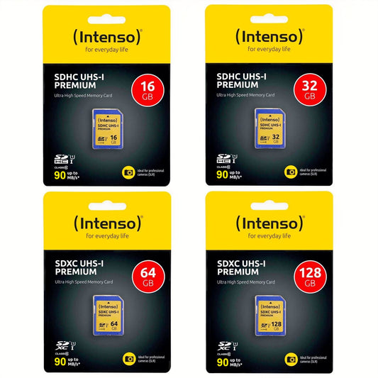 Intenso Premium | SD- Speicherkarte | für Fotos und 4k Videos
