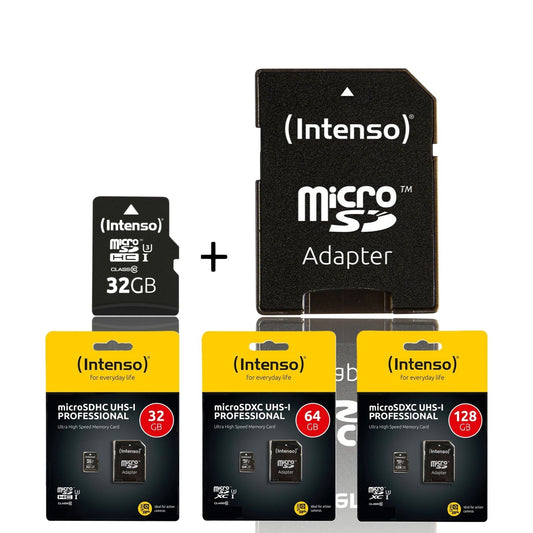 Intenso Professional | microSD Karte | für Actioncams und Drohnen