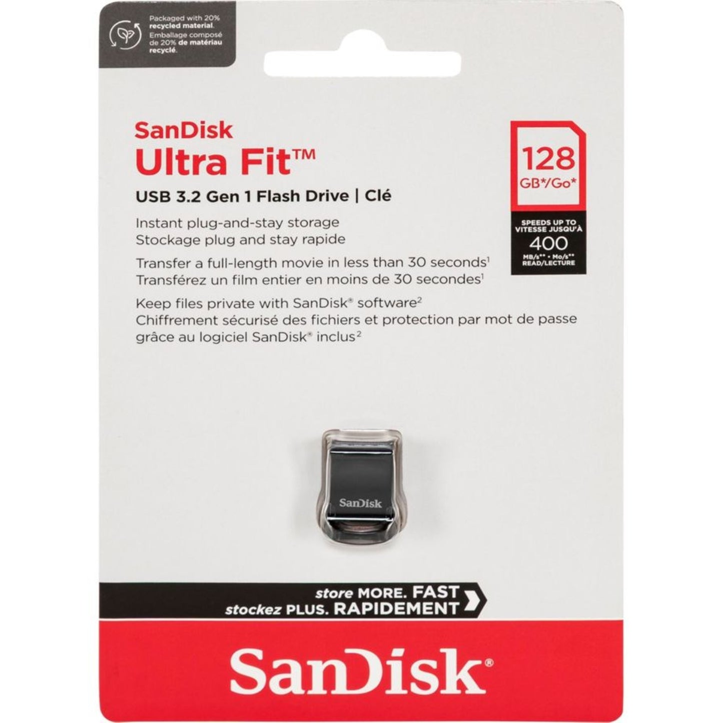 SanDisk Cruzer Ultra Fit | USB- Stick | USB A | USB 3.2