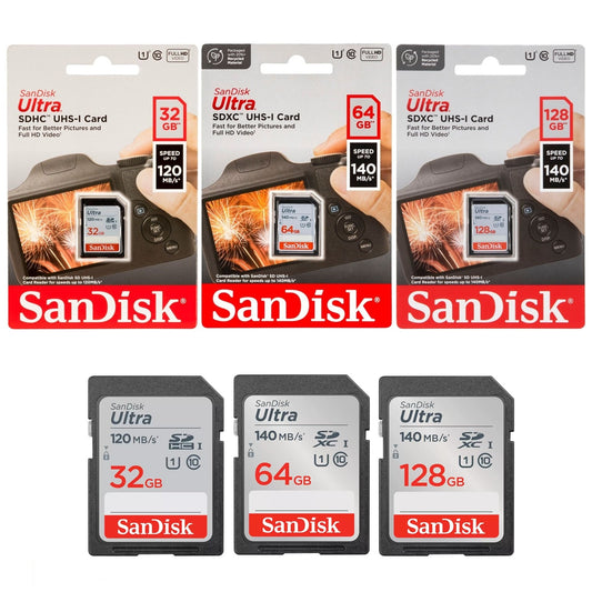 SanDisk Ultra | SD- Speicherkarte | für Full-HD-Videoaufnahmen